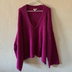 BP. Purple V Neck Sweater
